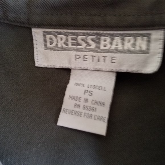 Vtg Button Up shirt with Collar Adj Sleeves - Picture 7 of 8